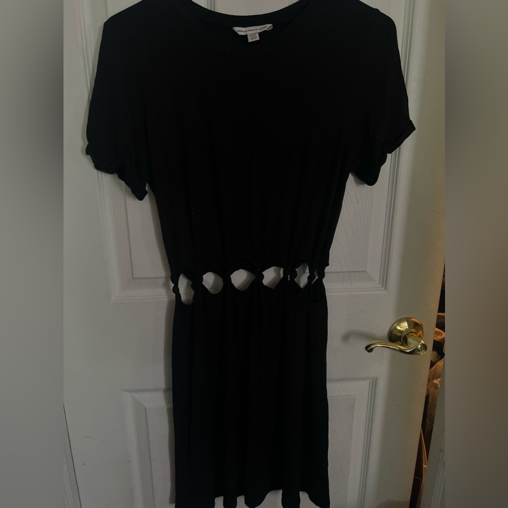 Black mini t shirt dress